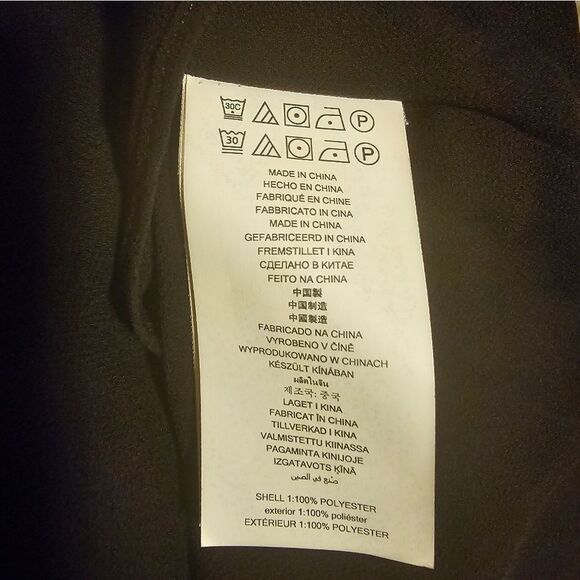 MICHAEL KORS NWT Ruffle Flounce Animal Print Caramel‎ Tie Neck Dress - Small - Picture 13 of 13